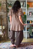 Bibi Gingham Pocket Tunic Naturals